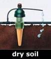 Tropf Blumat, dry soil